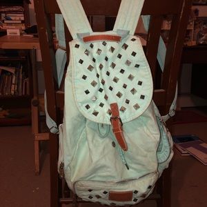 Victoria’s Secret “pink” mint backpack
